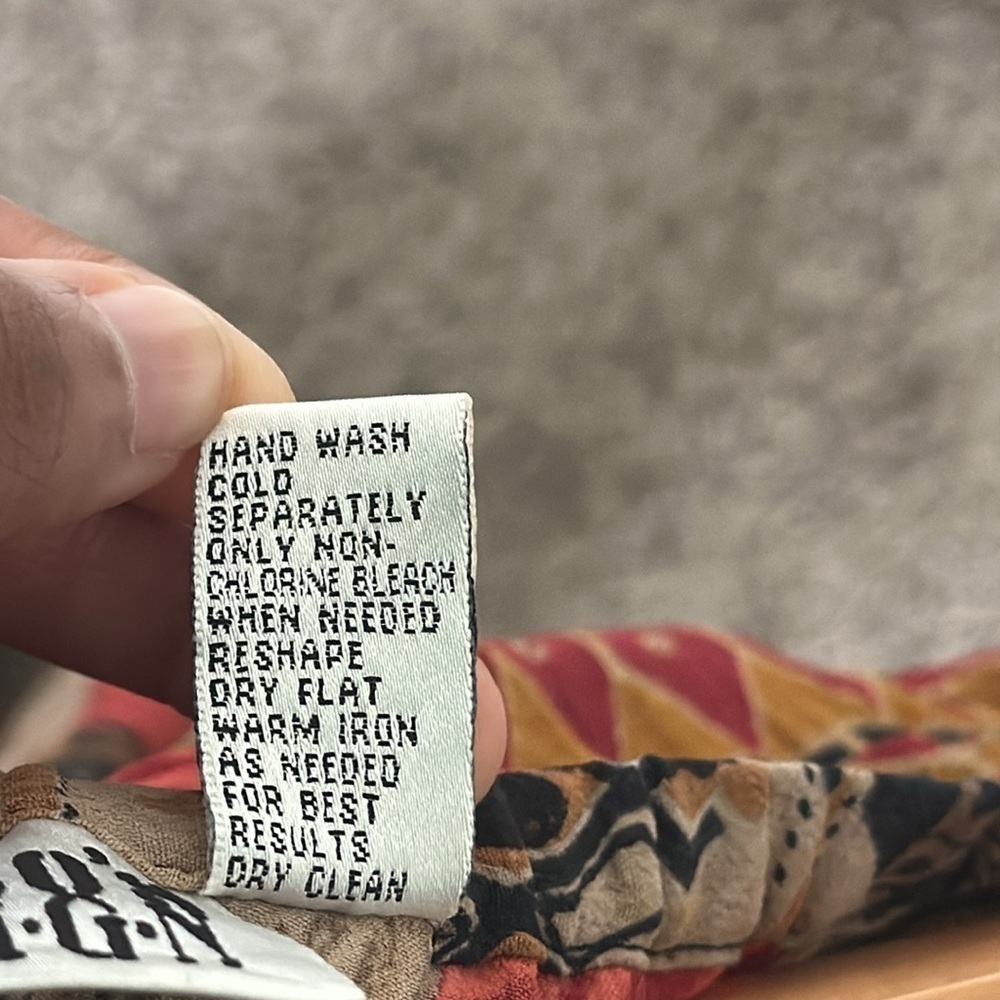 Vintage Large Size Wrap Skirt star Print Skirt Beach Skirt Sz 1 - Picture 5 of 6